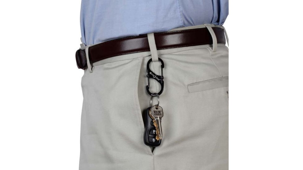 Nite Ize S-Biner SlideLock Steel - #3, Black LSB3-01-R6