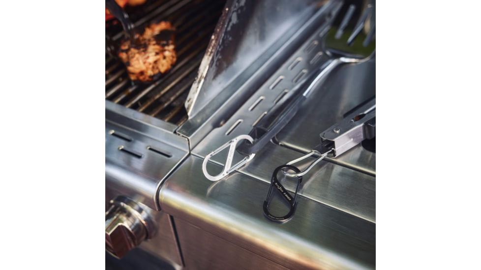 Nite Ize S-Biner Stainless Steel Dual Carabiner, Size 3, 3 Pack, Black, SB3-A1-3R3