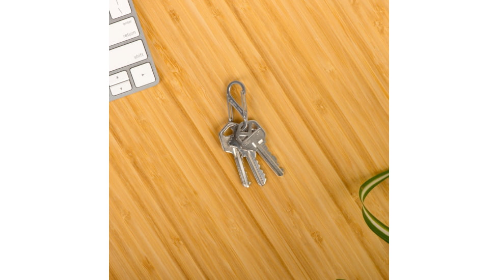 Nite Ize S-Biner Stainless Steel Dual Carabiner, Size 3, 3 Pack, Black, SB3-A1-3R3