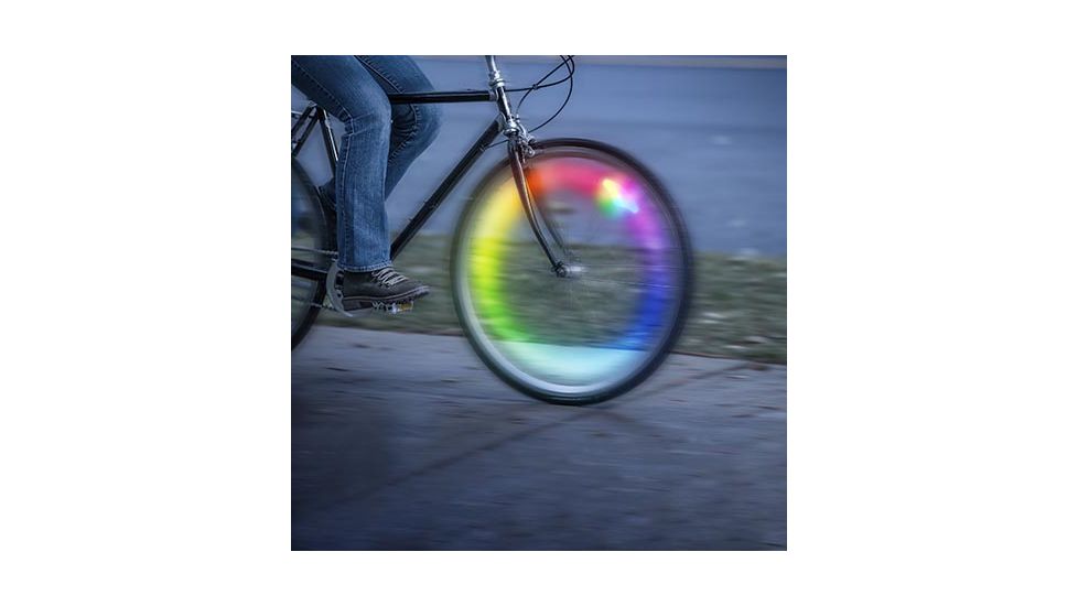 Nite Ize SpokeLit Rechargeable Wheel Light, Disc-O Select SKLR-07S-R6