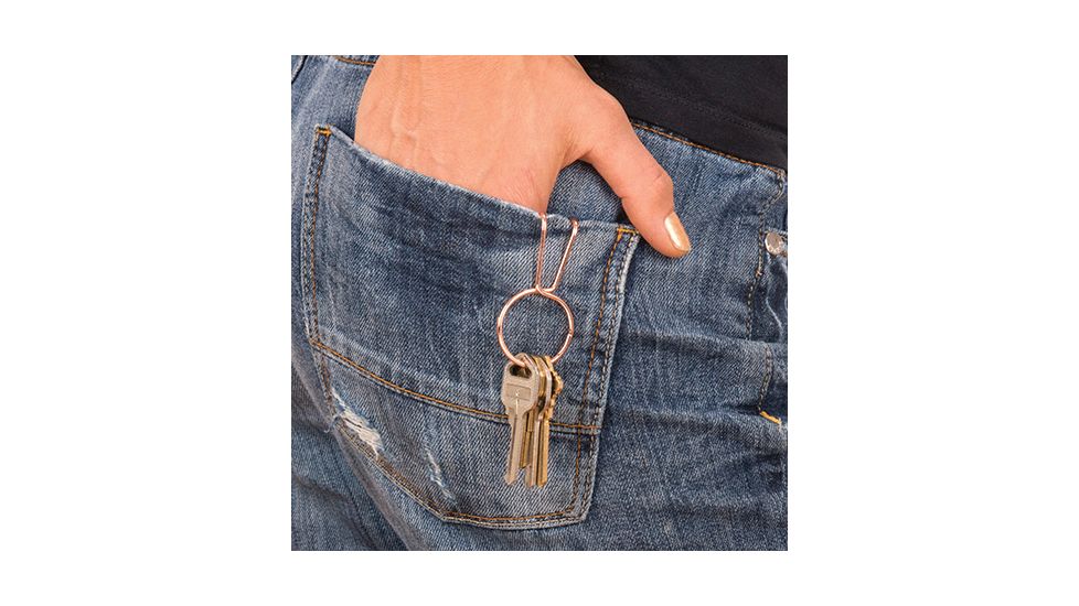 Nite Ize SqueezeRing Easy Load Key Clip, Copper KSQR-40-R6