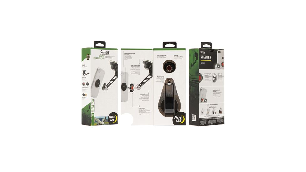 Nite Ize Steelie Orbiter Magnetic Socket Windshield Kit, One Size STOWK-01-R8