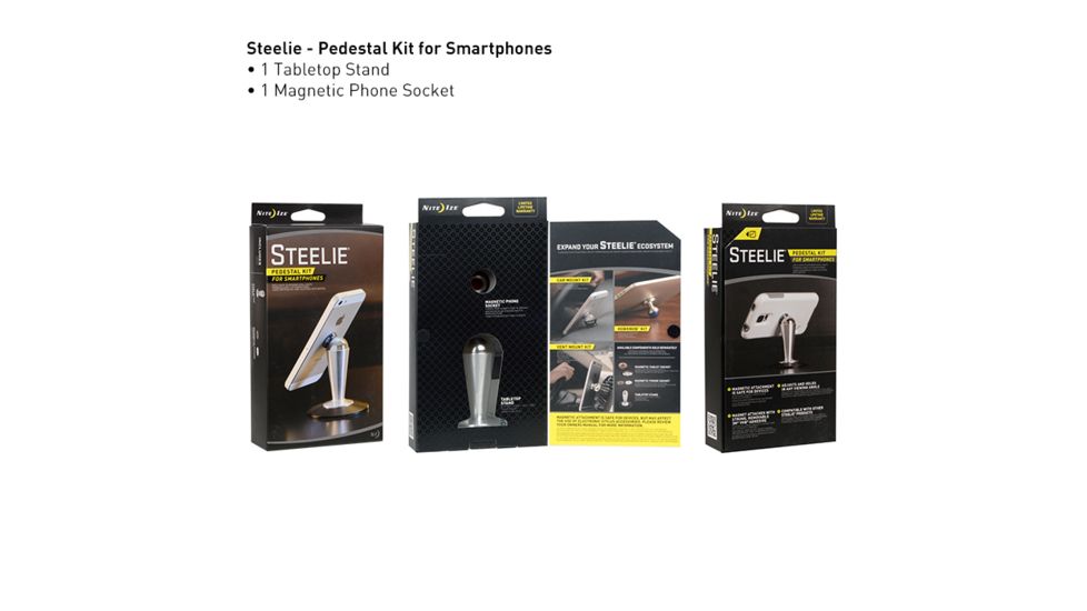 Nite Ize Steelie Pedestal Kit for Smartphones STMPK-11-R8