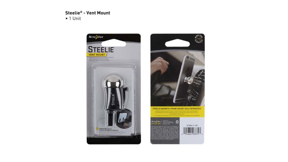 Nite Ize The Steelie Windshield Mount - Component, STWS-01-R8