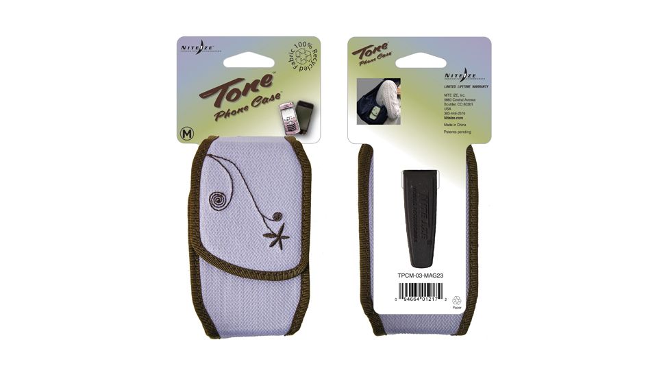 Nite Ize Tone Phone Case, Magnetic Closure, Medium-Lavender