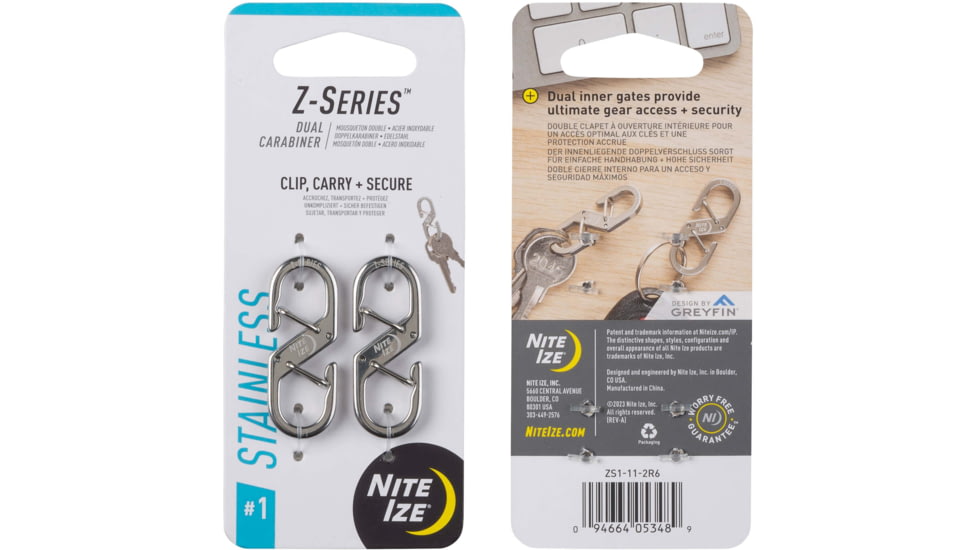 Nite Ize Z-series Dual Carabiner - ZS1-11-2R6