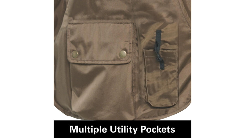 Nite Lite Elite Hunters Vest - Brown Nylon XLG, NLHV - XLarge
