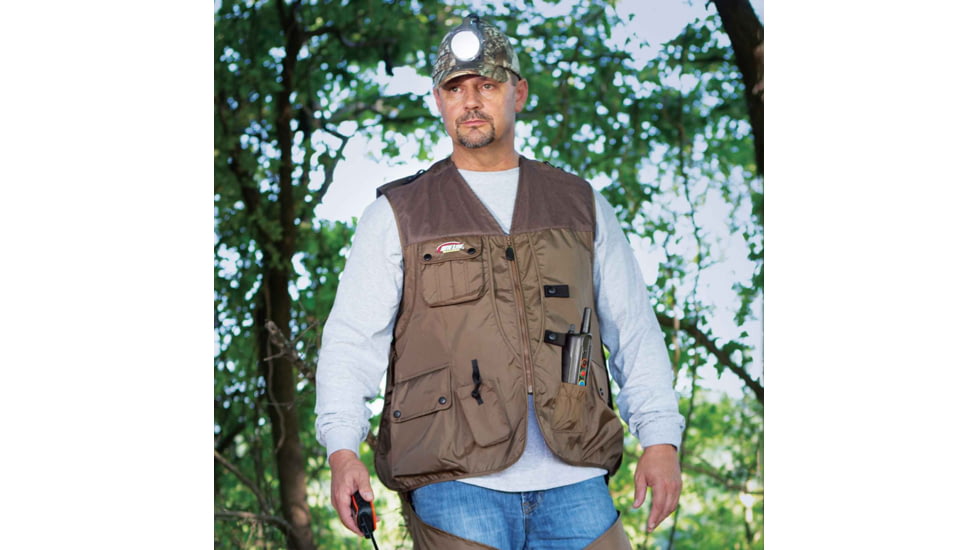 Nite Lite Elite Hunters Vest - Brown Nylon XLG, NLHV - XLarge