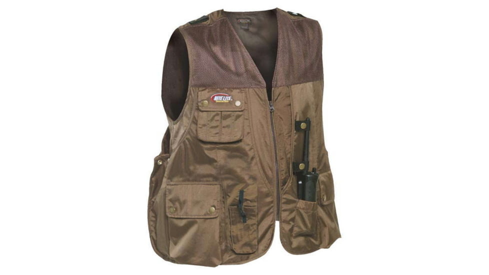 Nite Lite Elite Hunters Vest - Brown Nylon XLG, NLHV - XLarge