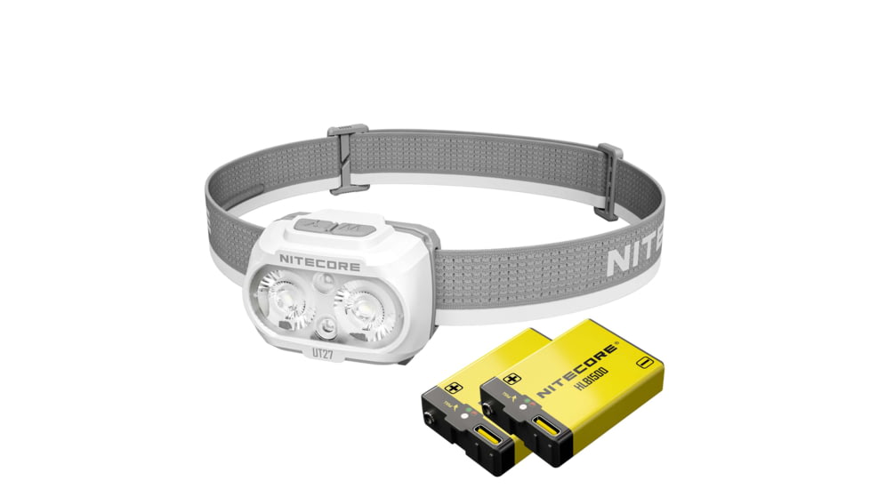 Nitecore UT27 MCT Pro HLB1500 Li-ion Battery Pack/AAA 800 Lumens 3 Color Temperatures Running Headlamp