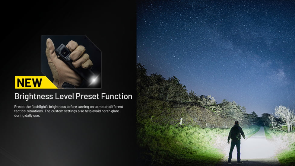 Nitecore EDC27 UHi 3100 Lumen Ultra Slim Flat EDC Flashlight, Black, EDC27UHI