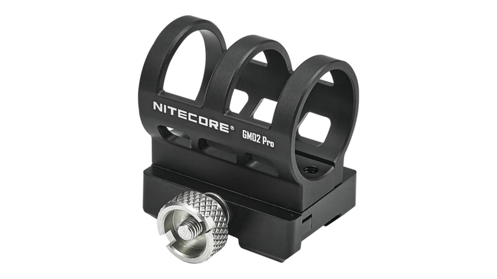Nitecore GM02 Pro 1in Mount for Tactical Flashlights, Black/Yellow, 6952506496501