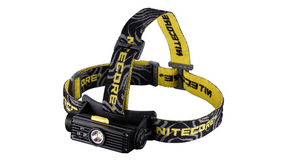 NITECORE HC90 Headlamp, Rechargeable, BLK/Yellow, 900 lm, LED, NCHC90