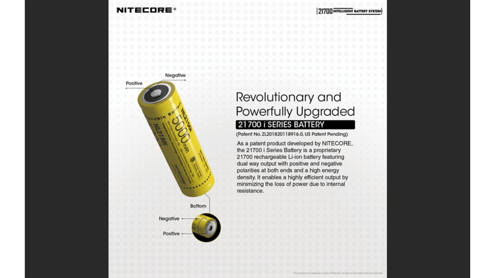 Nitecore Intelligent 21700 Battery System with Lantern and Charger, Black, 6952506493906