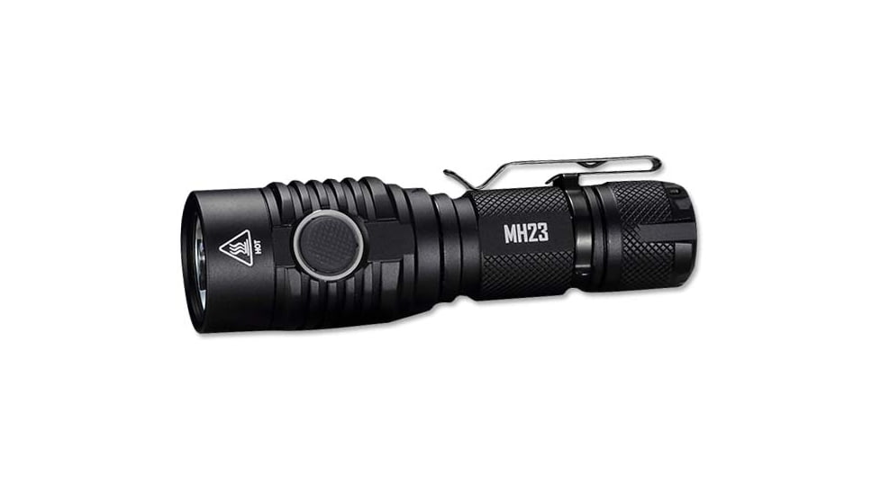 Nitecore MH23 1800 Lumen USB Rechargeable Compact EDC Flashlight, Black, 6952506404001
