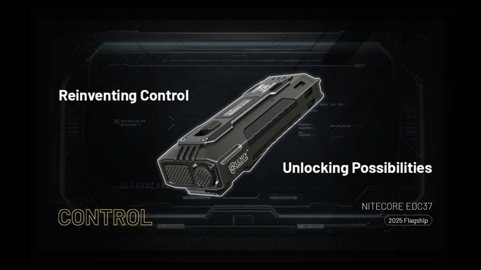 Nitecore EDC37 USB-C Rechargeable 8000 Lumens LED EDC Flashlight