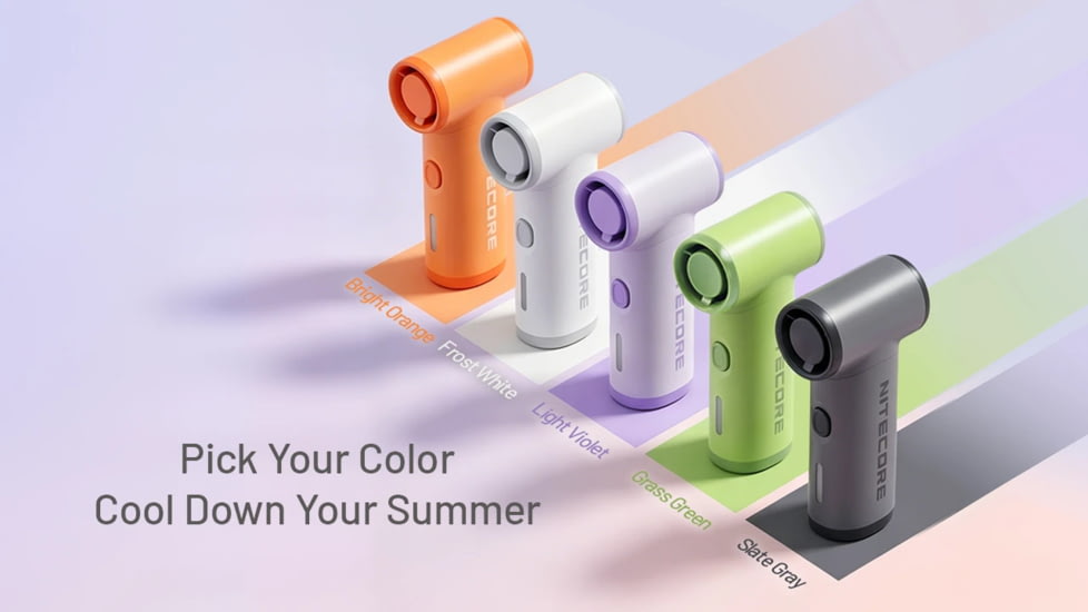 Nitecore NEF Nano Palm Sized High Speed Handheld Fan