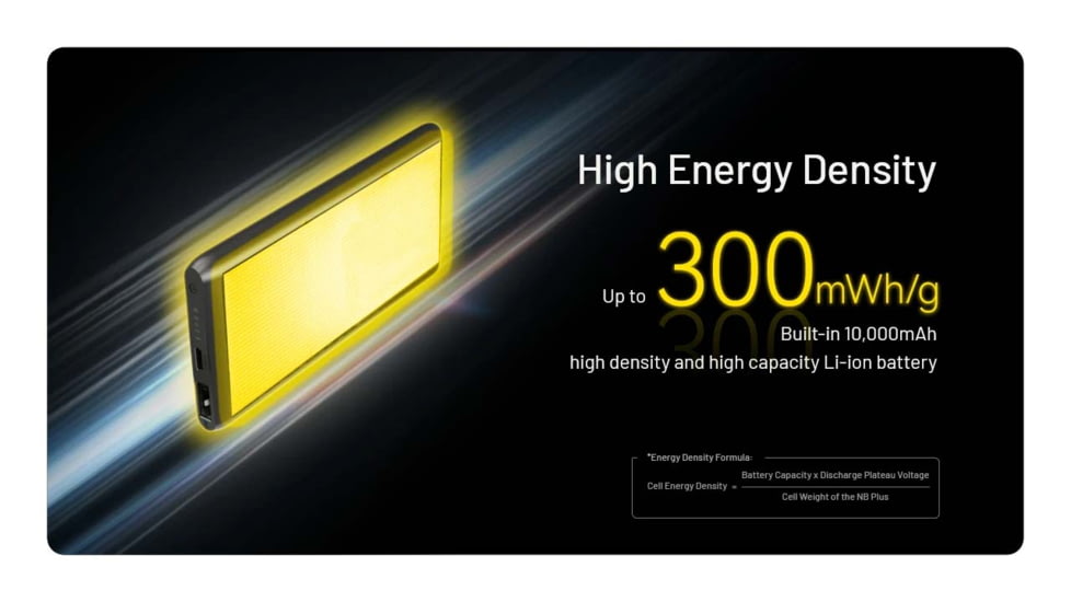 Nitecore Nitecore NB Plus 10,000mAh USB-A/USB-C Lightweight Power Bank