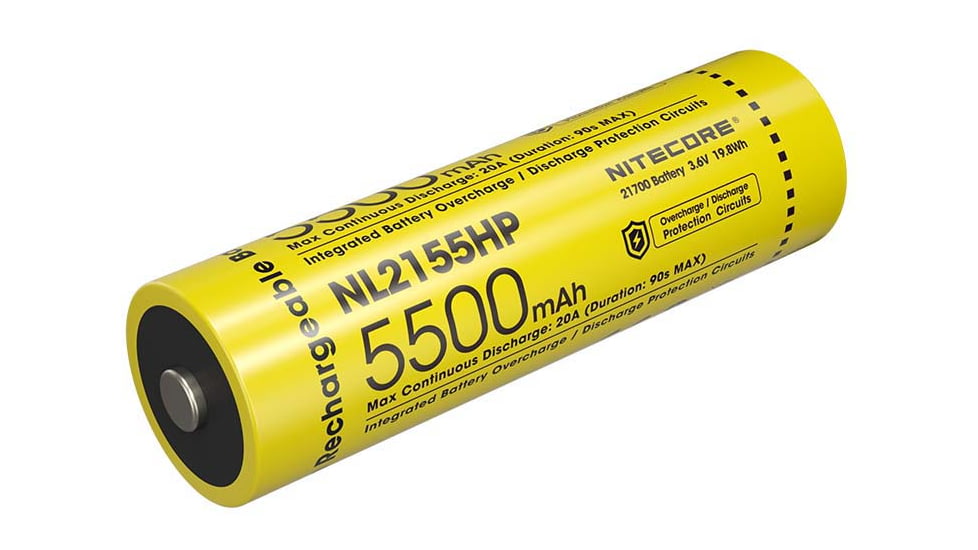 Nitecore NL2155HP 5500mAh 21700 Rechargeable Battery