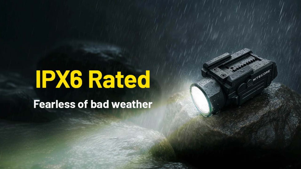 Nitecore NPL27 USB-C Rechargeable 650 Lumens LED Rail Mount Weapon Light