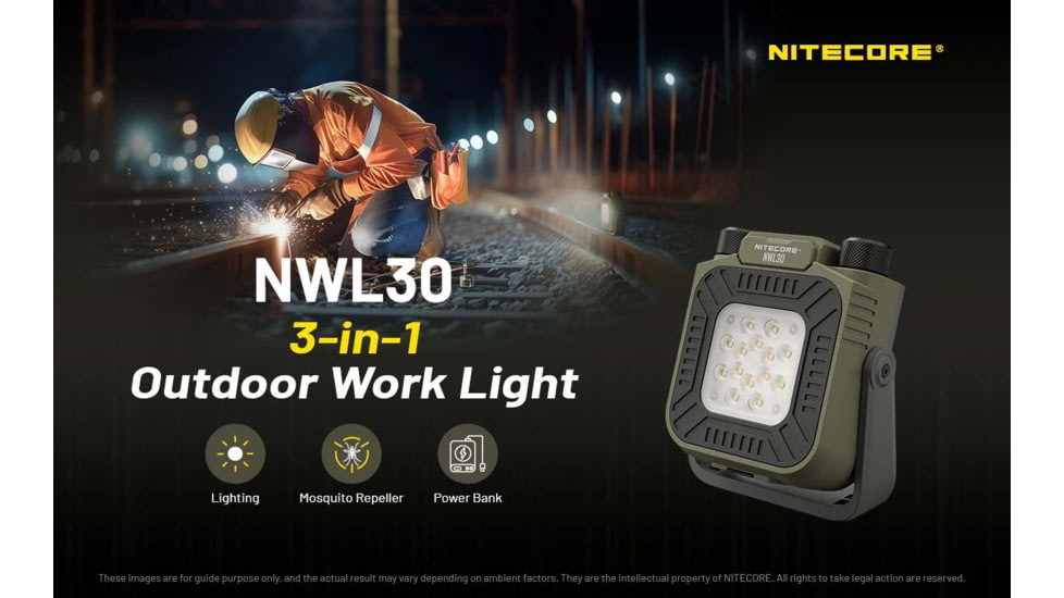 Nitecore NWL30 3-in-1 Outdoor Lantern with Mosquito Repeller and Power Bank Functions