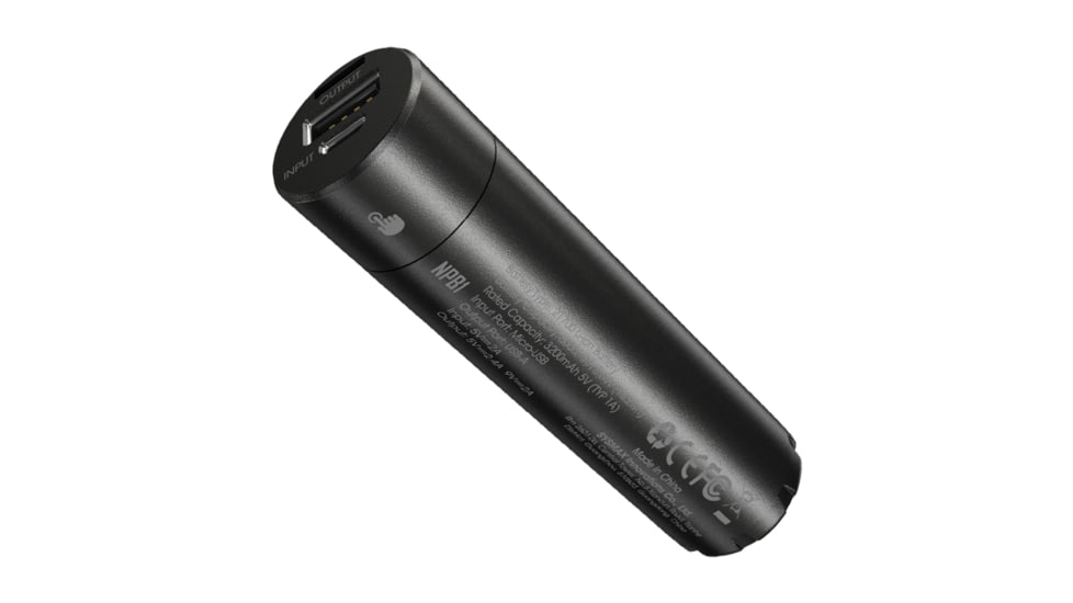 Nitecore NPB1 5000mAh Waterproof Power Bank, Black, 6952506494002
