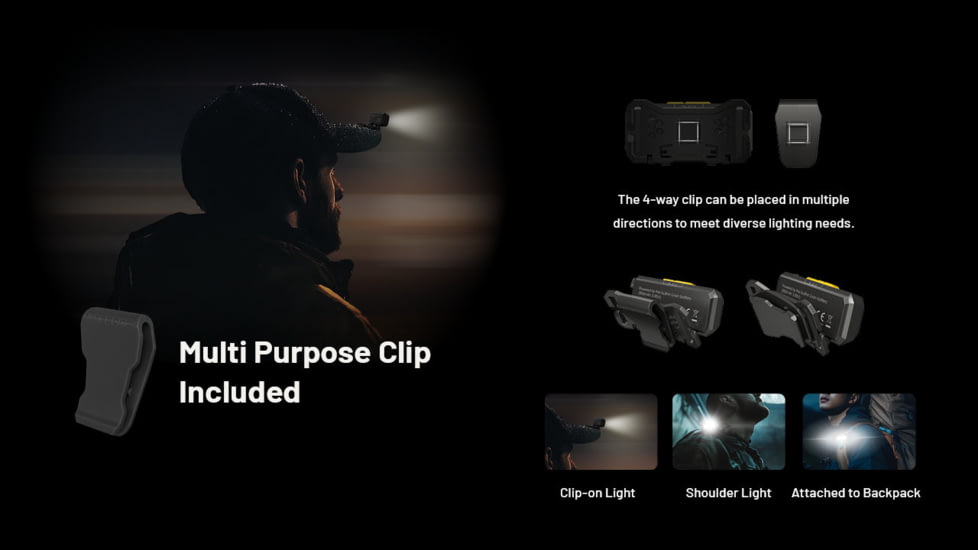 Nitecore NU27 600 Lumens Multi-Temperature Outdoor Headlamp, Black, NU27