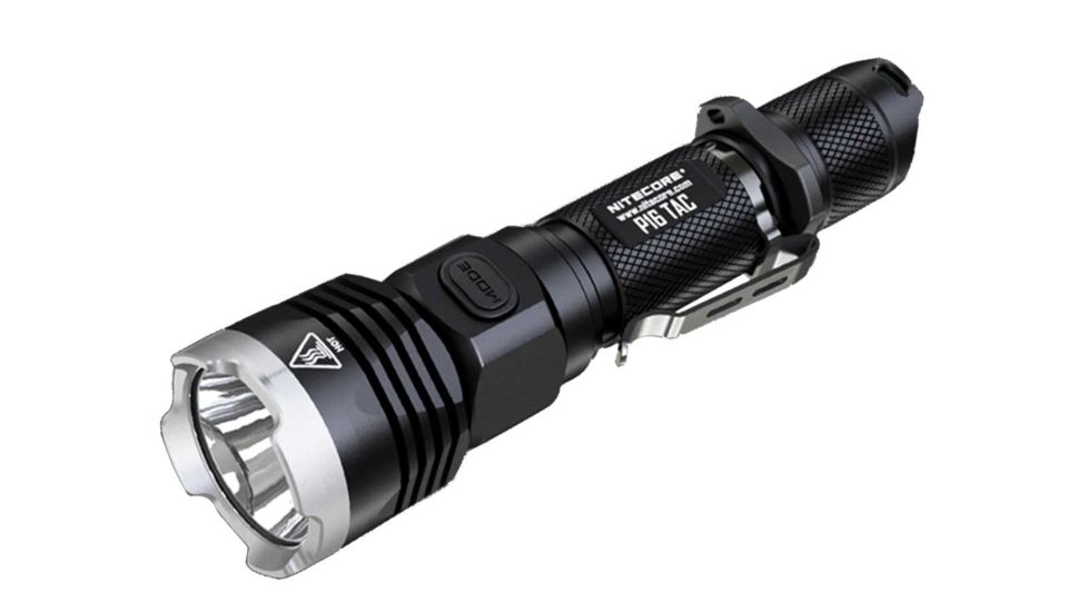 Nitecore P16-TAC Tactical LED Flashlight, CREE XM-L2 U3, 1000 Lumens, Black NITECORE-P16-TAC