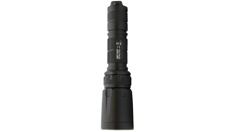 Nitecore SRT7GT 1 x 18650/ 2 x CR123A/ RCR123A/ 16340 CREE XP-L HI V3 LED SmartRing Tactical Flashlight, 1000 Lumens, Black, SRT7GT
