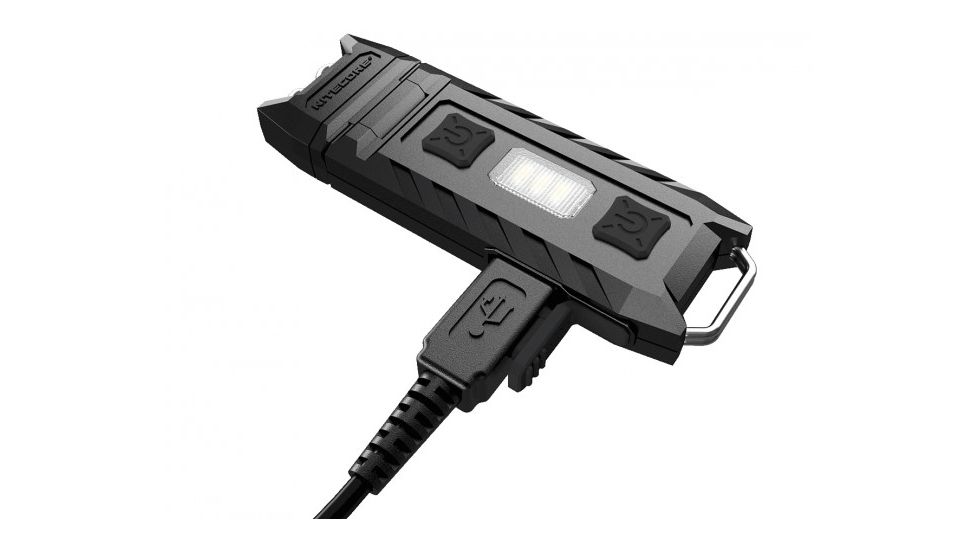 Nitecore Thumb Tiltable LED Worklight - 85 Lumens - USB Rechargeable, Black, NITECORE-THUMB