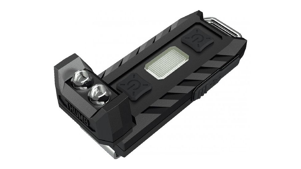 Nitecore Thumb UV Tiltable LED Worklight - 365nm - USB Rechargeable, Black, NITECORE-THUMB-UV