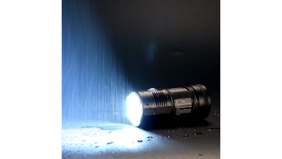 TM06S 4000 Lumens Flashlight, Black