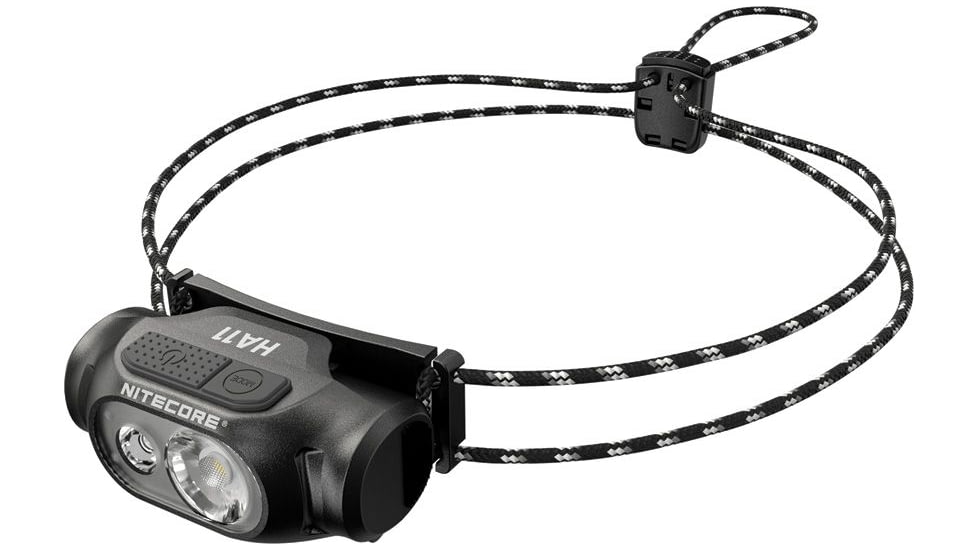 Nitecore HA11 Lightweight LED Headlamp, AA, 240 Lumens, Black, FL-NITE-HA11
