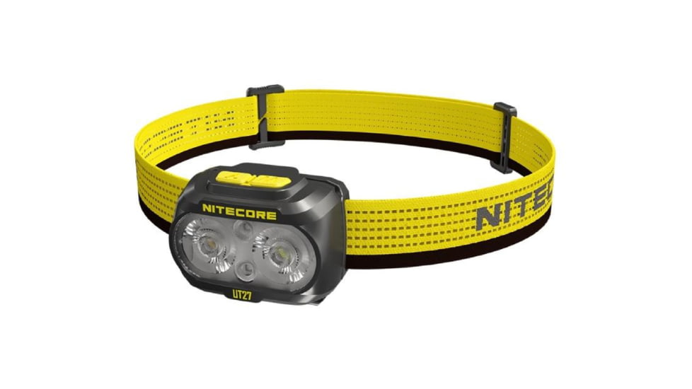 Nitecore UT27 Rechargeable Running Headlamp, 800 Lumens, Black, FL-NITE-UT27-800L