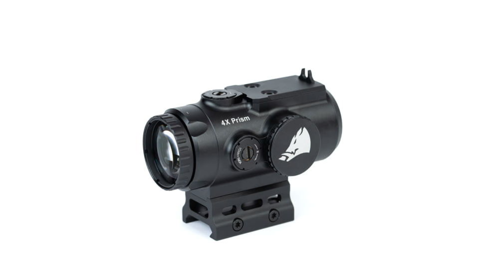 NiteHog Spot Hawk 4x24mm Prismatic Red Dot Sight, VEPS-MBR BDC Glass Etched Reticle, Black, NH006