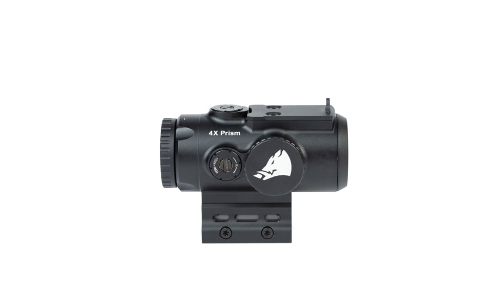 NiteHog Spot Hawk 4x24mm Prismatic Red Dot Sight, VEPS-MBR BDC Glass Etched Reticle, Black, NH006