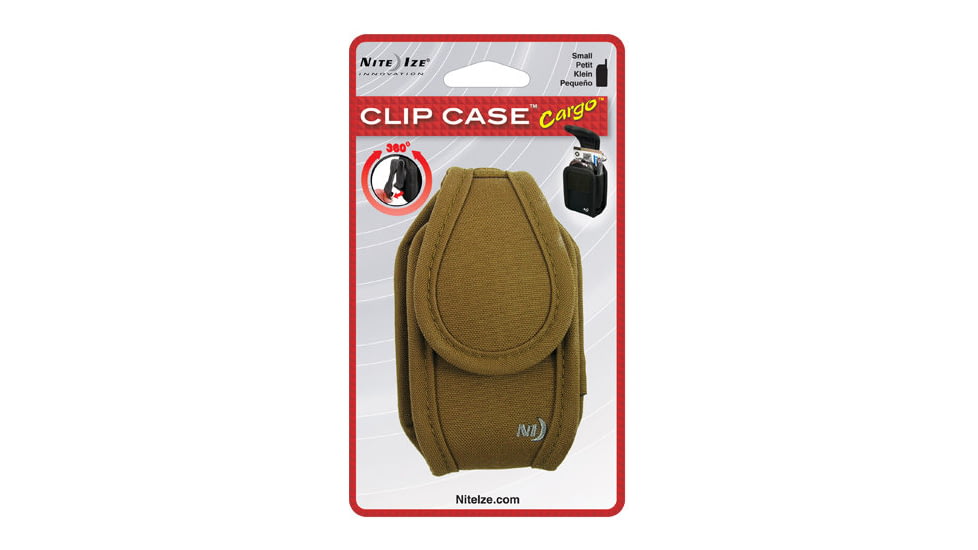 Nite Ize Clip Case Cargo Universal Rugged Holster, Small - Khaki CCCS-03-28