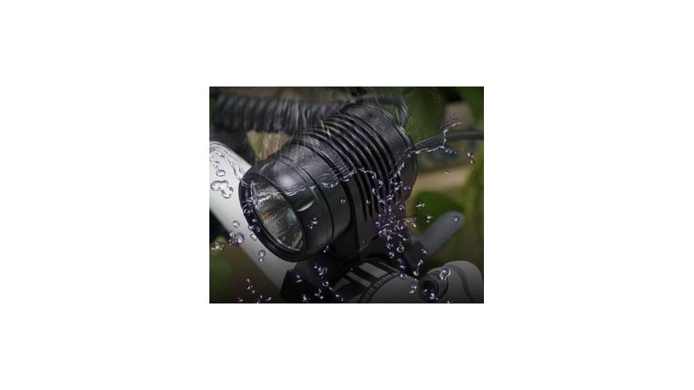 Niteye B10 LED Bike Light - 600 Lumens - Uses 4 x 18650 - Black, Black NITEYE-B10-XML2-BLACK
