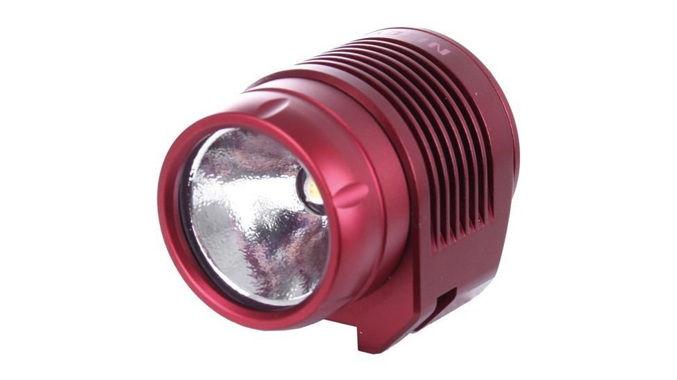 Niteye B10 LED Bike Light - 600 Lumens - Uses 4 x 18650 - Red, Red NITEYE-B10-XML2-RED