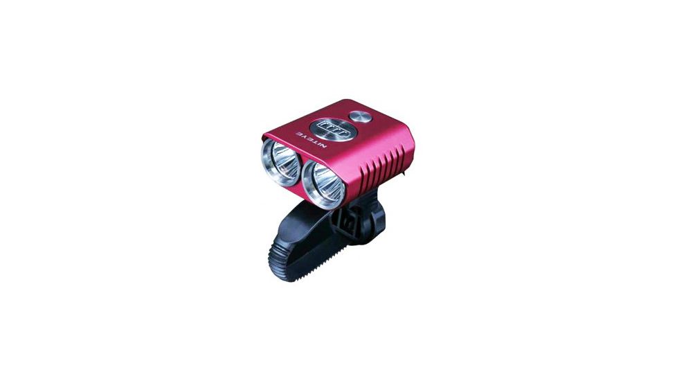 Niteye B20 Dual LED Bicycle Light - 2x CREE XM-L U2 LED - 1200 Lumens - Runs on 4x 18650 rechargeable battery pack - Red, Red NITEYE-B20-XML2-RED