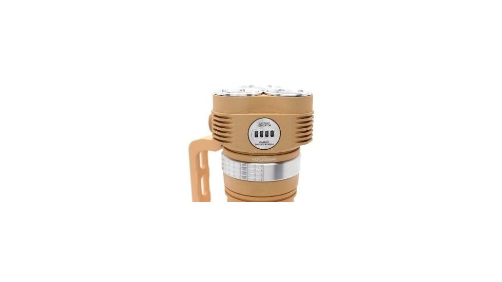 Niteye EYE30 Desert LED Flashlight Kit - 2000 Lumens - 3x CREE XM-L U2 LED - Runs on 4x 18650 batteries (Batteries not Included), Desert NITEYE-EYE30-XML2-DESERT