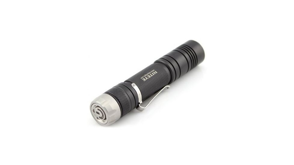 Niteye MSC20 LED Flashlight - 500 Lumens - CREE XM-L U2 LED - Runs on 1x 18650 / 2x CR123A / 2x 16340 batteries (Batteries not Included), Black NITEYE-MSC20-XML2