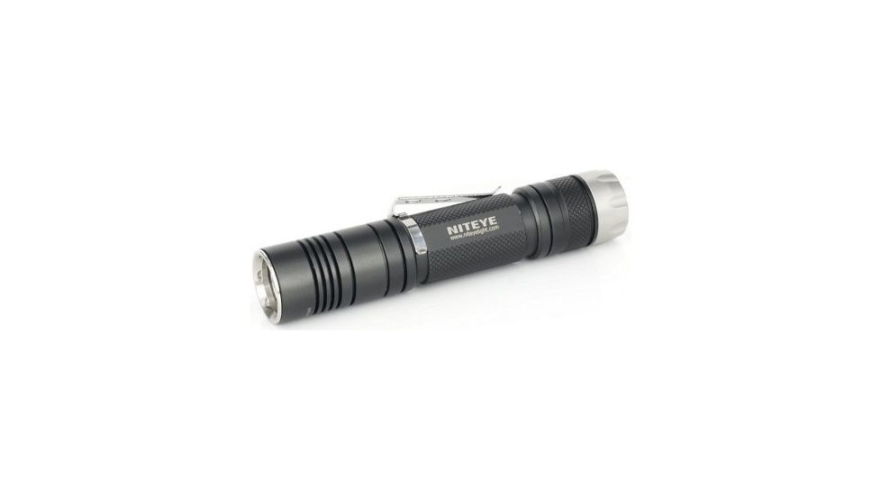 Niteye MSC20 LED Flashlight - 500 Lumens - CREE XM-L U2 LED - Runs on 1x 18650 / 2x CR123A / 2x 16340 batteries (Batteries not Included), Black NITEYE-MSC20-XML2