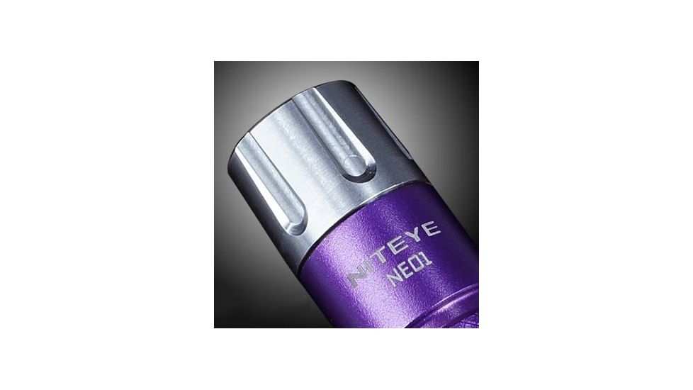 Niteye NE01 LED Keychain Flashlight - 10 Lumens - Runs on 1x AAA Battery - Purple, Purple NITEYE-NE01-PURPLE