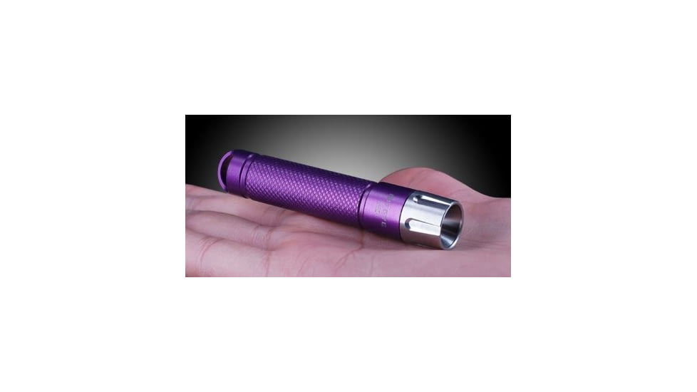 Niteye NE01 LED Keychain Flashlight - 10 Lumens - Runs on 1x AAA Battery - Purple, Purple NITEYE-NE01-PURPLE