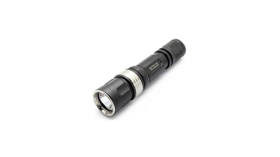 Niteye TF20 LED Flashlight - 480 Lumens - CREE XM-L U2 LED - Runs on 1x 18650 or 2x CR123A batteries (Batteries not Included), Black NITEYE-TF20-XML2