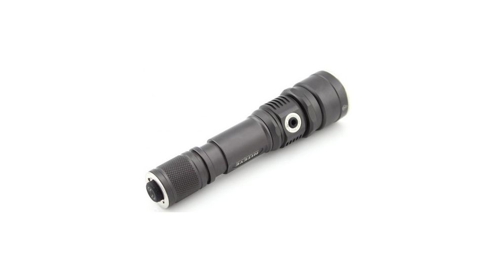 Niteye TR20 USB Rechargeable LED Flashlight - 650 Lumens - CREE XM-L U2 LED - Runs on 1x 18650 / 2x CR123A batteries (Battery not Included), Black NITEYE-TR20-XML2