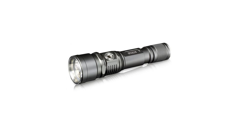 Niteye TR20 USB Rechargeable LED Flashlight - 650 Lumens - CREE XM-L U2 LED - Runs on 1x 18650 / 2x CR123A batteries (Battery not Included), Black NITEYE-TR20-XML2