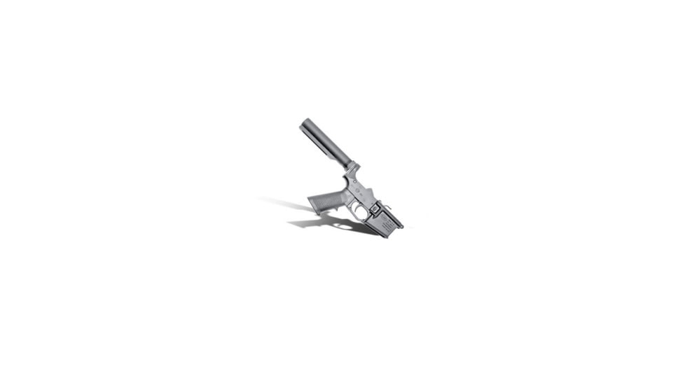 KAK Industry Industry Complete KF-15/AR-15 Firearm Receiver, 9mm NATO, Lower Receiver, Black, MO-803-0604-001