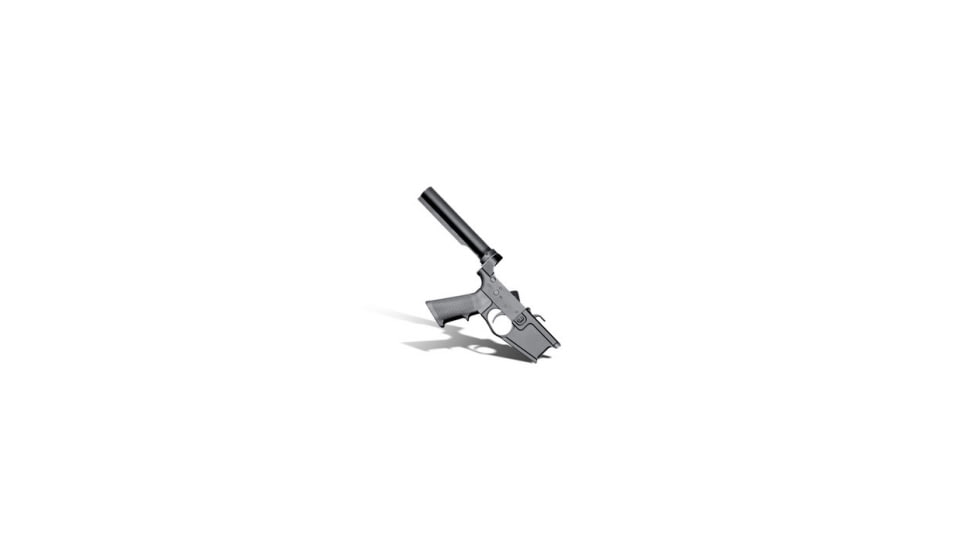 KAK Industry Industry Complete K-15/AR-15 Firearm Receiver, 9mm NATO, Lower Receiver, Black, MO-803-0704-001